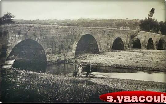 نهر بيروت،الجسر القديم في العشرينات 